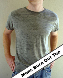 mens burnout tee